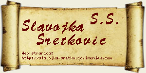 Slavojka Sretković vizit kartica